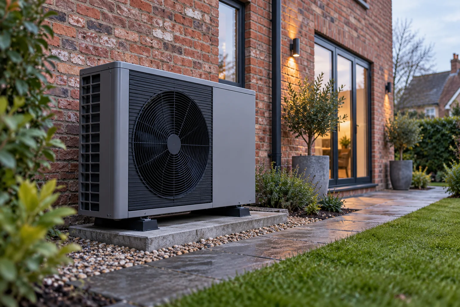Air source heat pumps illustration