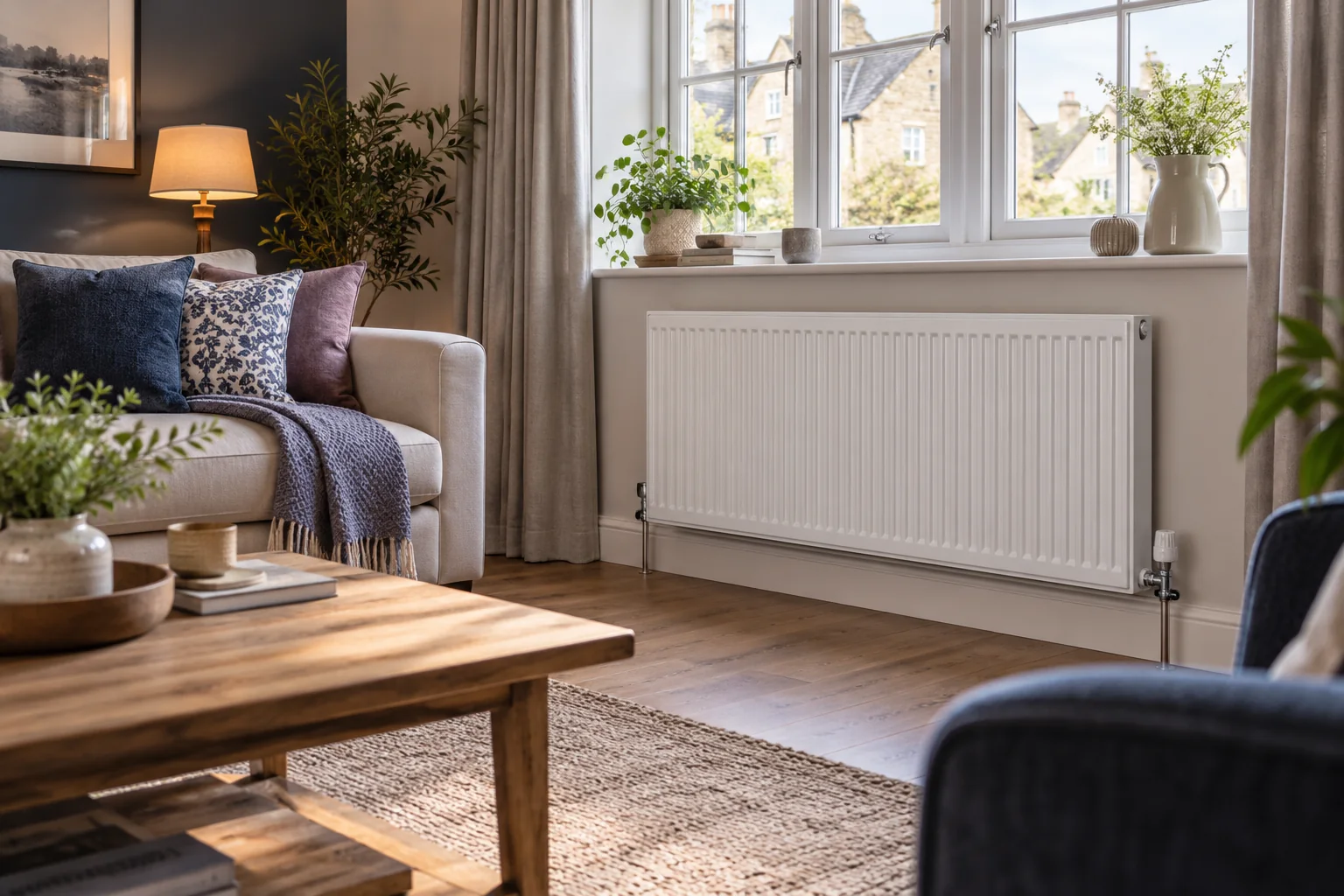 Central heating systems illustration